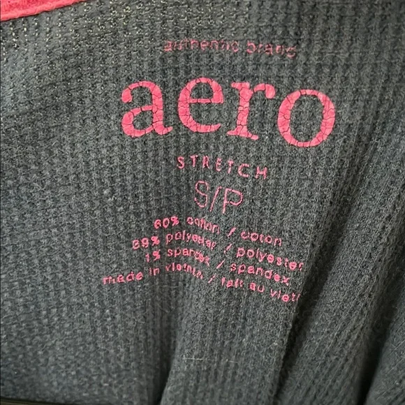 Aero Graphic Long Sleeve Shirt - Blue - Picture 2 of 7
